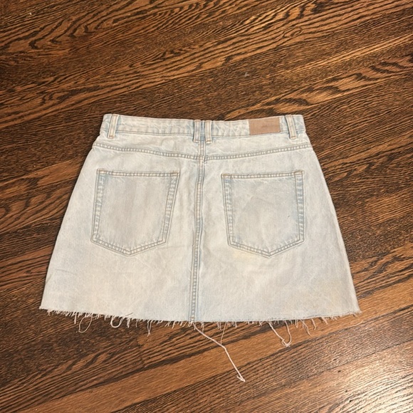 Zara Ripped Denim Mini Skirt - Picture 3 of 5